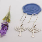 Menorah Earrings - Elloise Jewelry