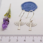 Menorah Earrings - Elloise Jewelry