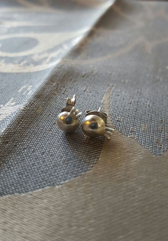 Pomegranate Studs - Elloise Jewelry