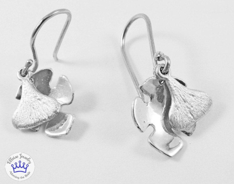 Fig & Leaf Earrings - Elloise Jewelry